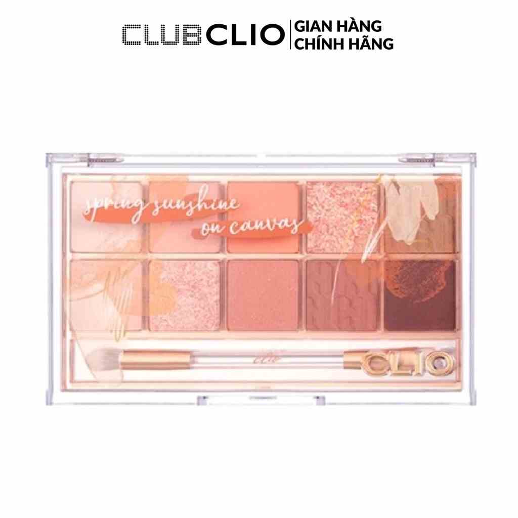 Màu Mắt Trang Điểm Clio Pro Eye Palette - 15 Spring Sunshine On Canvas