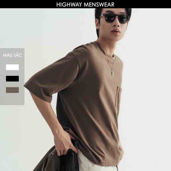 Áo phông nam 100% Cotton Premium Highway (Menswear) Delsie