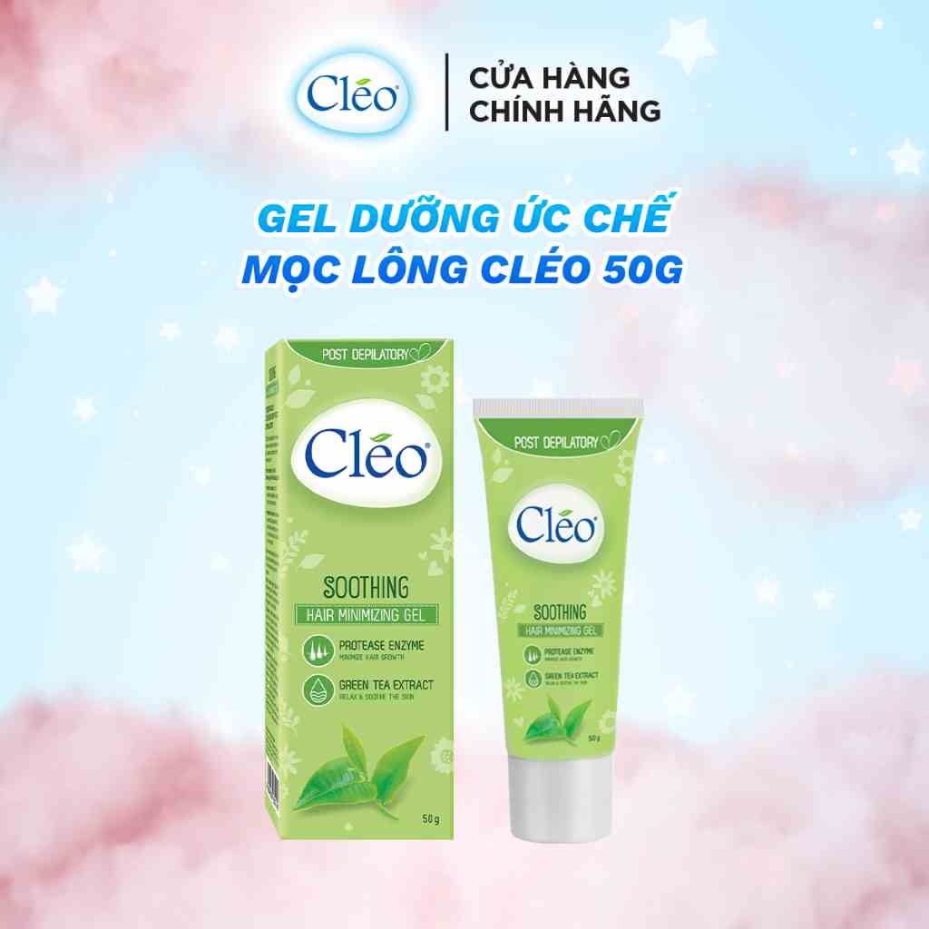 [GIFT] Gel dưỡng da sau tẩy lông Cléo 50g - dưỡng ẩm và dịu da sau tẩy lông