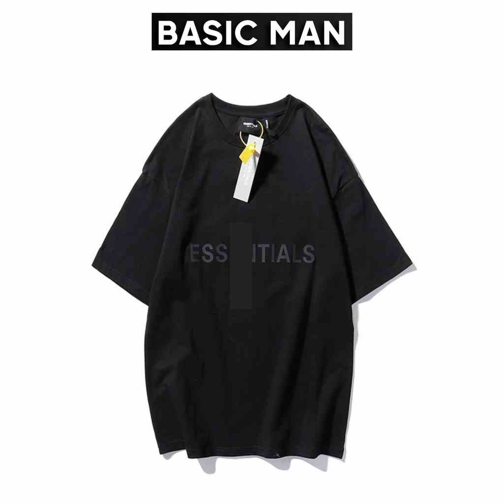 [Mã BMLTB35 giảm đến 35K đơn 99K] Áo thun nam BASIC MAN logo chữ nổi