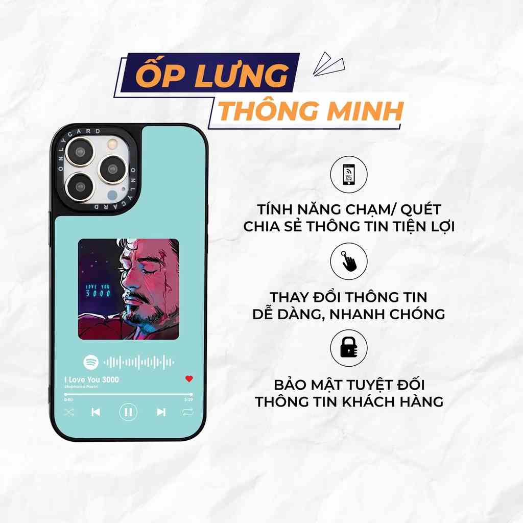 Ốp lưng thông minh ONLYCASE_LOVE 3000_19 Onlycard /Dành cho các dòng IPhone 7/7plus/8/8plus/x/xr/xs/11/12/13/pro/promax