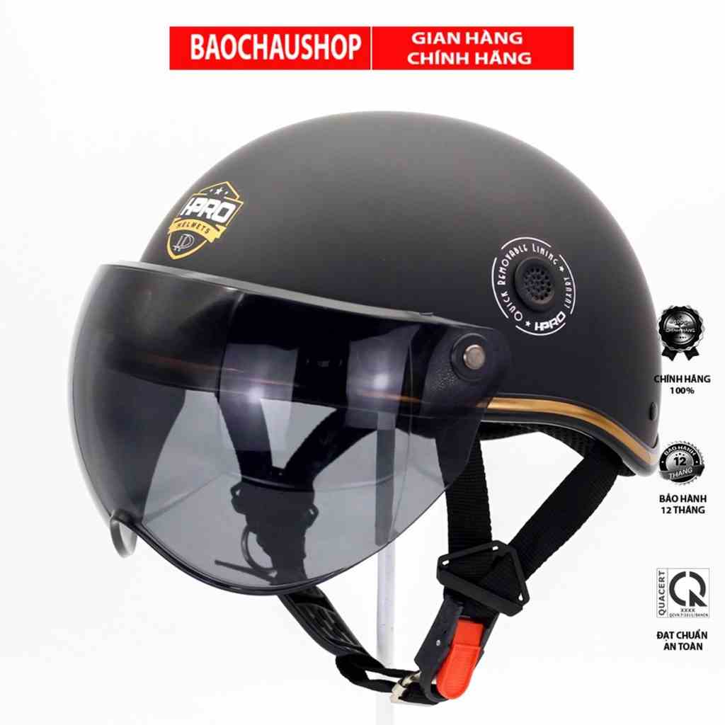 [Mã BMLTB35 giảm đến 35K đơn 99K] [Nhiều Màu] Mũ Bảo Hiểm Nửa Đầu HP Helmet 03B Gắn Kính B1 - Bulldogshop