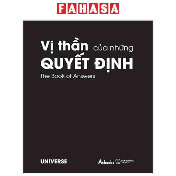 [Mã LIFEMC17M1 -10% đơn 150k] Sách Vị Thần Của Những Quyết Định - The Book Of Answers - Bản Bìa Đen