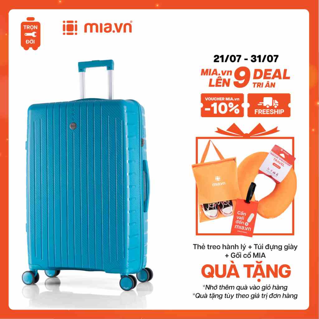 [MUA 1 TẶNG 2]Vali Kéo MIA.vn Du Lịch Pisani TARUS 3 size 20/24/28 Hạn Chế Trầy Xước - Bảo Hành Trọn Đời