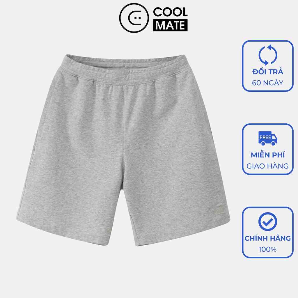 Quần Short Nam New French Terry V2 co giãn (thêu logo) - thương hiệu Coolmate