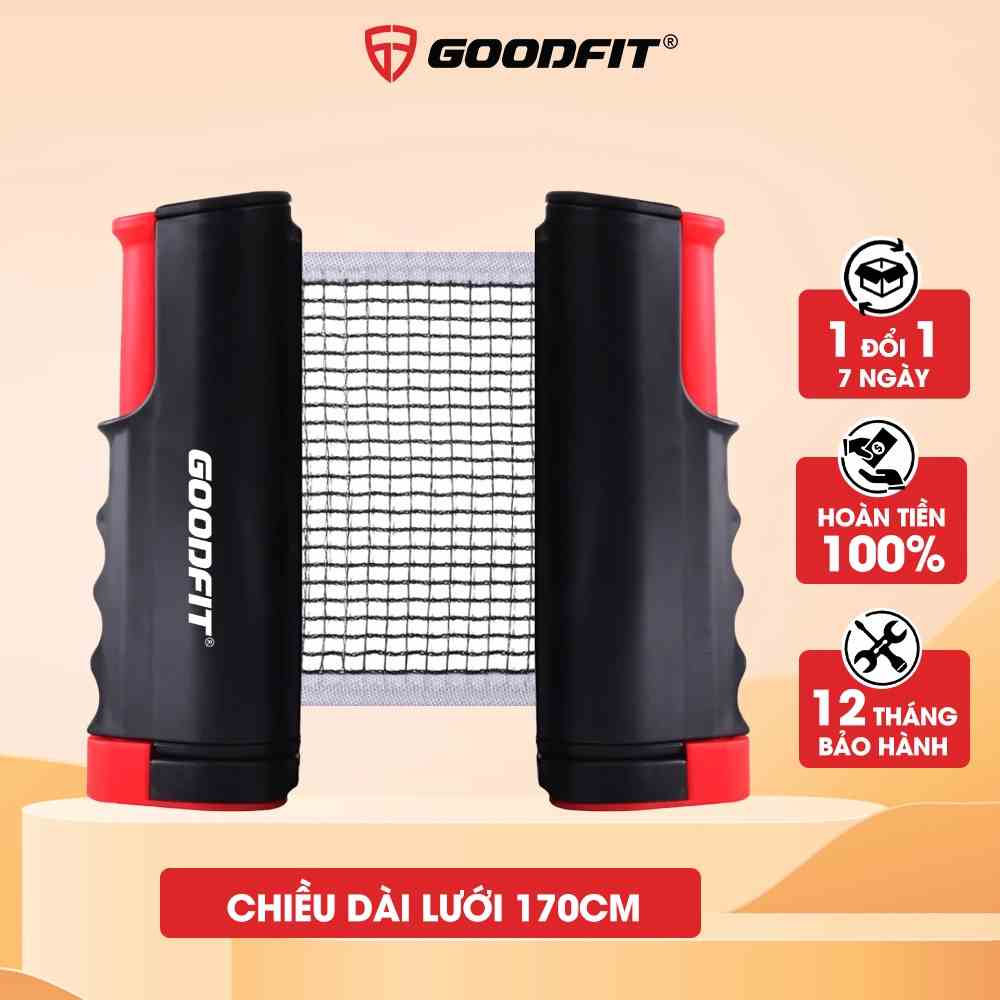 Cọc lưới bóng bàn rút gọn chính hãng GoodFit GF004TN chất liệu ABS cao cấp