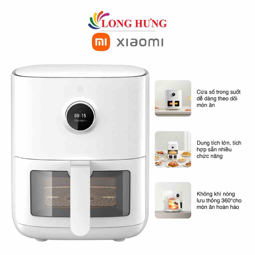 Nồi chiên không dầu điện tử Xiaomi Smart Air Fryer Pro 4 lít BHR6943EU MAF05 - Hàng chính hãng