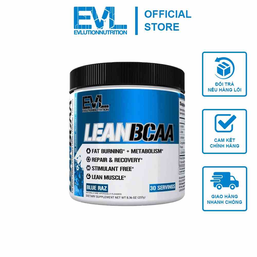 [Mã BMLTA35 giảm đến 35K đơn 99K] Hồi Phục Và Phát Triển Cơ Bắp Evlution Lean Bcaa 30 Lần Dùng