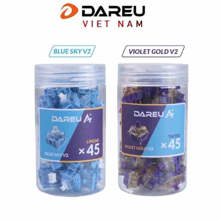 [Mã ELCL7 giảm 7% đơn 300K] Switch thay nóng cho bàn phím cơ DAREU VIOLET GOLD| BLUE SKY