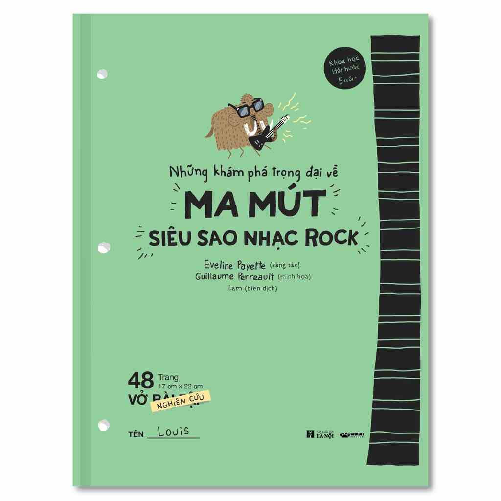 Sách - Crabit Kidbooks - Những khám phá trọng đại về ma mút siêu sao nhạc rock - Sách khoa học