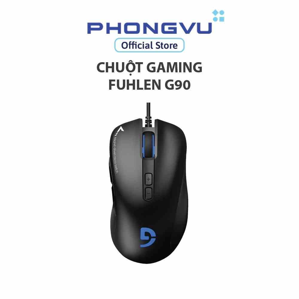 Chuột gaming Fuhlen G90 (Đen) - Bảo hành 24 tháng