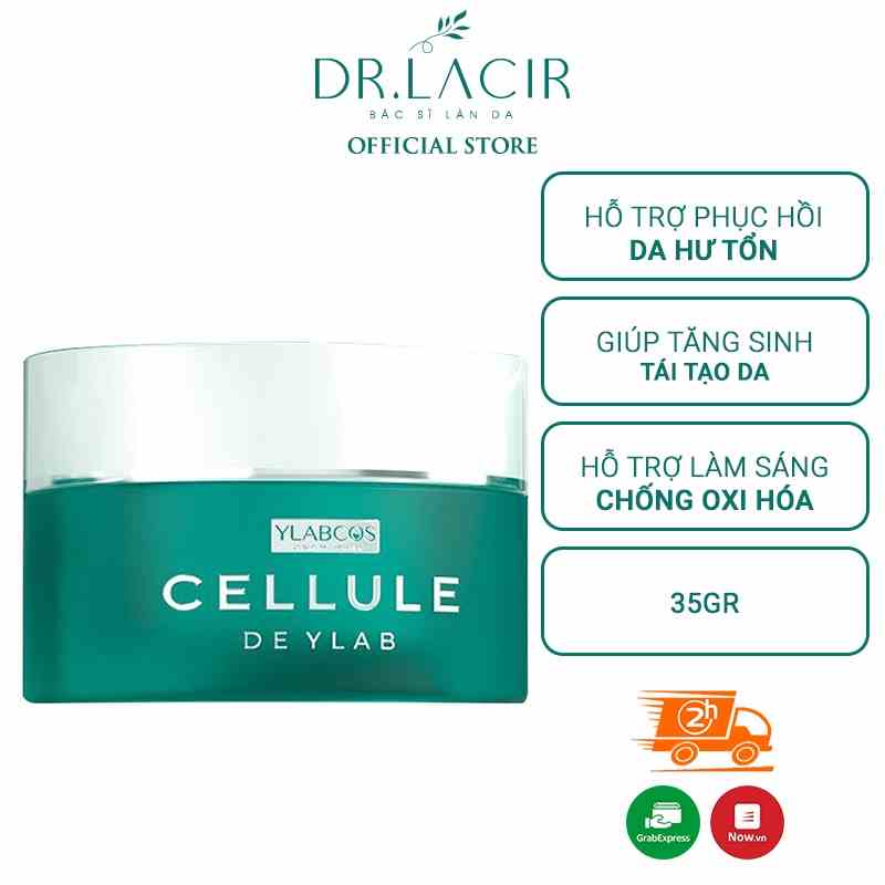 Kem siêu phục hồi hỗ trợ phục hồi da hư tổn giúp tăng sinh tái tạo da, dưỡng ẩm Cellule De Yeon DR.LACIR hộp 35g DR17