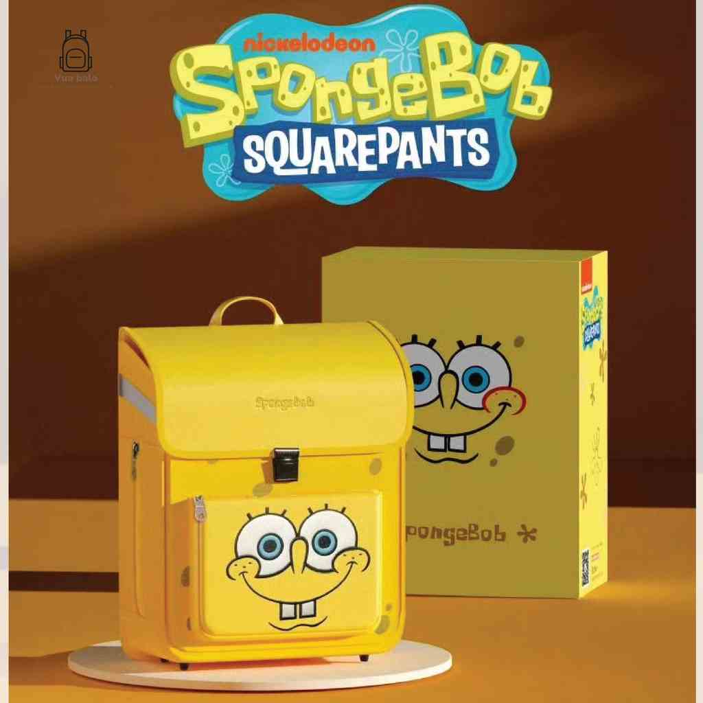 Balo Beddybear Royal Spongebob Vàng dành cho Bé Cấp 1 từ 06 tuổi trở lên -GZ-VANG. Kích thước 29 x 37 x 17 cm Chính hãng