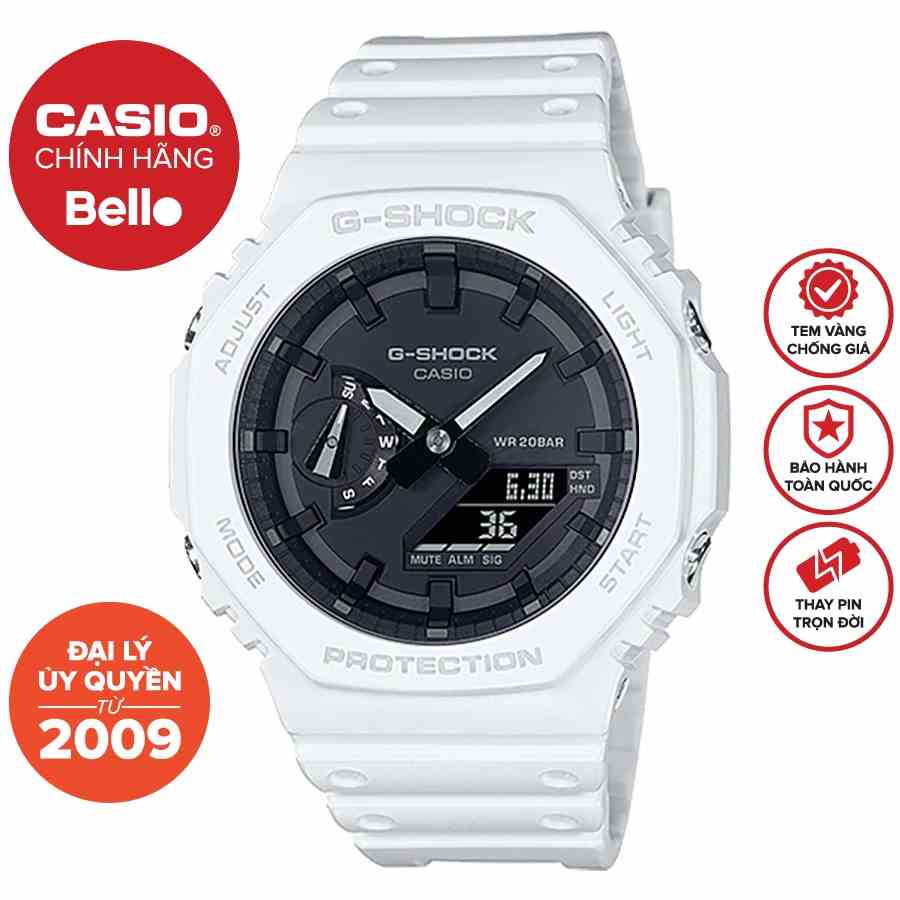 Đồng hồ Nam Dây Nhựa Casio G-Shock GA-2100-7ADR chính hãng bảo hành 5 năm Pin trọn đời