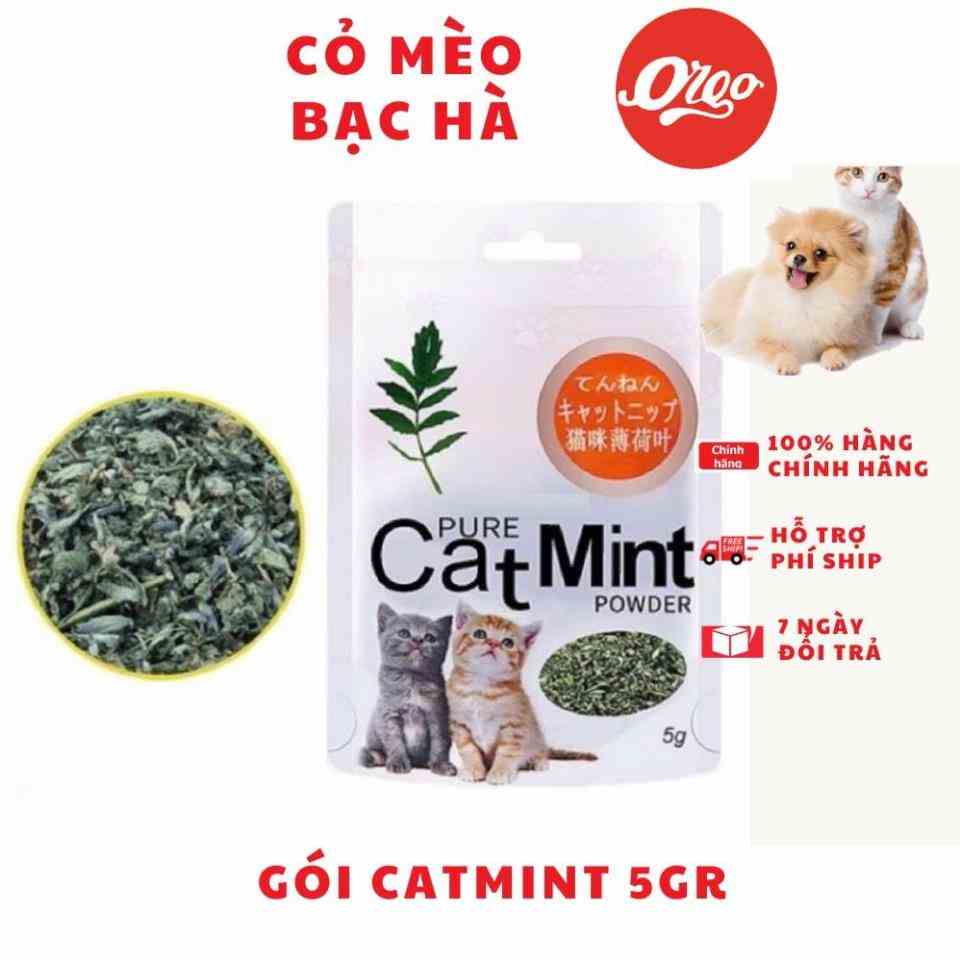 [Mã BMLTB35 giảm đến 35K đơn 99K] Orgo New Catmin Cỏ mèo (Catnip )gói 5g tạo sự hứng thú đặc biệt cho các boss