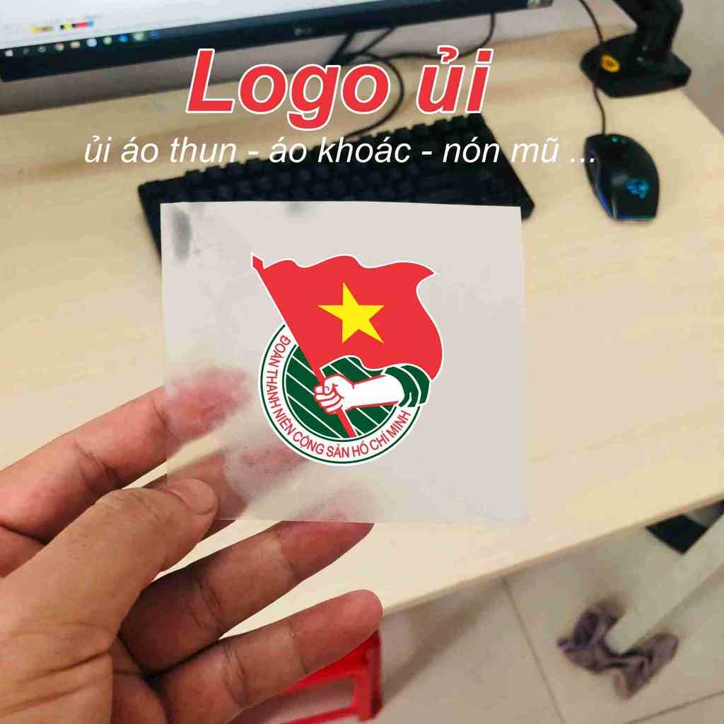 [Mã BMLTB35 giảm đến 35K đơn 99K] Logo đoàn thanh niên CS HCM ủi in áo học sinh - ủi in áo đồng phục kích thước 2.5cm