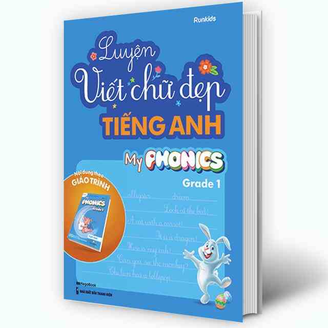 Sách - Luyện viết chữ đẹp tiếng Anh My Phonics grade 1