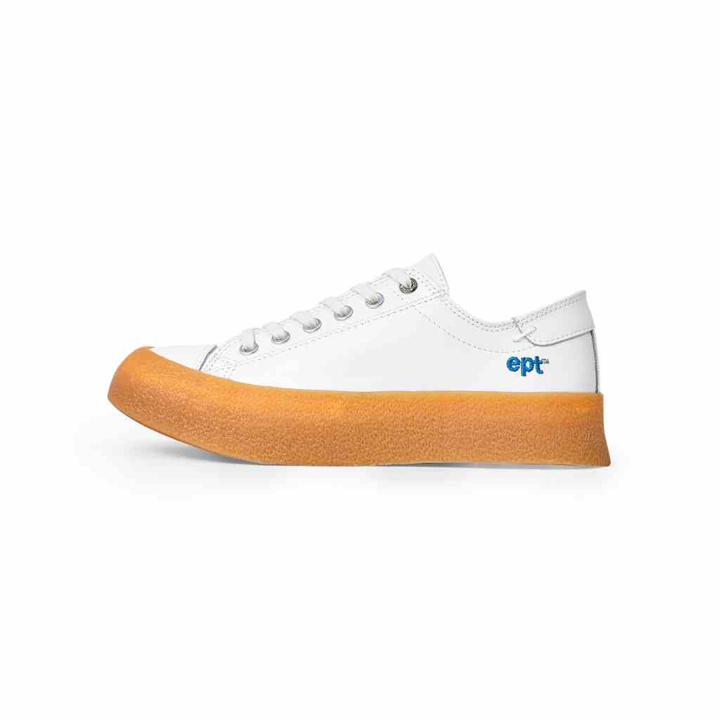 Giày thể thao sneaker hiệu EPT - DIVE LE (White/Gum) - Màu Trắng Đế Màu Vàng nam nữ [chính hãng]