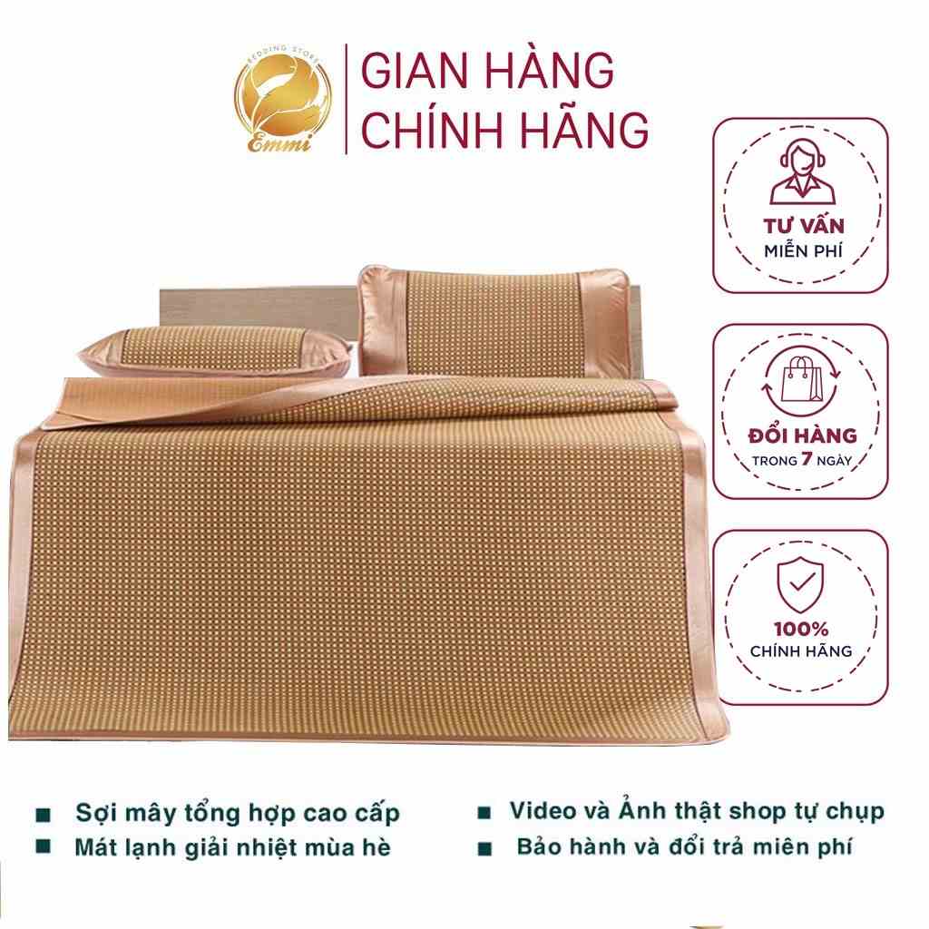 [Mã BMLTB35 giảm đến 35K đơn 99K] Chiếu Điều Hòa Loại Dầy Sợi Mây Tổng Hợp Cao Cấp Emmibedding