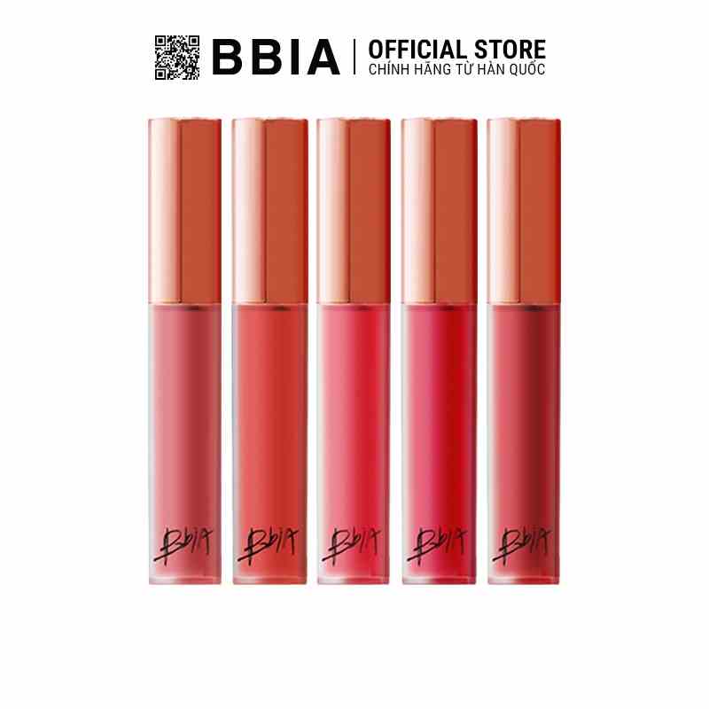 Son Kem Lì Bbia Last Velvet Lip Tint Version 4 (5 màu) 5g Bbia Official Store