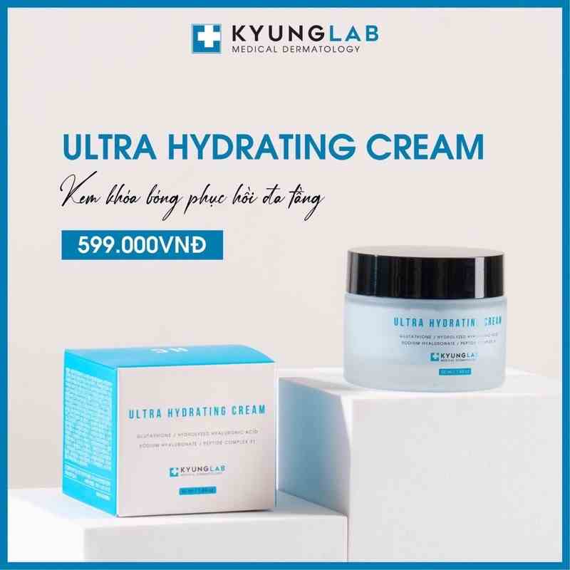 Kem dưỡng ẩm KyungLab Ultra Hydrating Cream khoá bóng khoá ẩm phục hồi chống lão hoá da 50ml