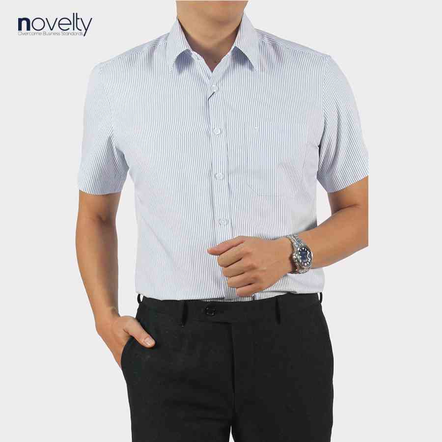 Áo sơ mi nam ngắn tay Novelty Regular fit caro nhỏ NSMMSNMTCR220920N