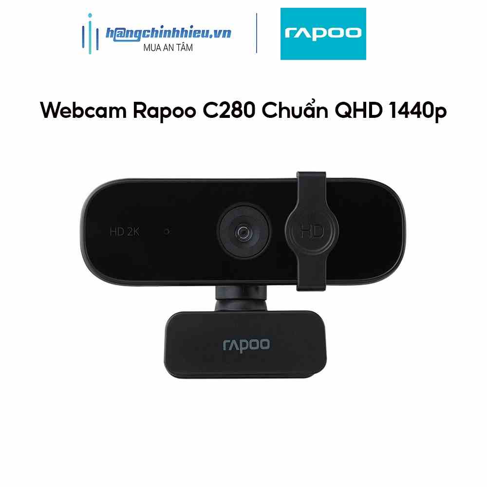 [Mã BMLTB200 giảm đến 100K đơn 499K] Webcam Rapoo C280 Chuẩn QHD 1440p