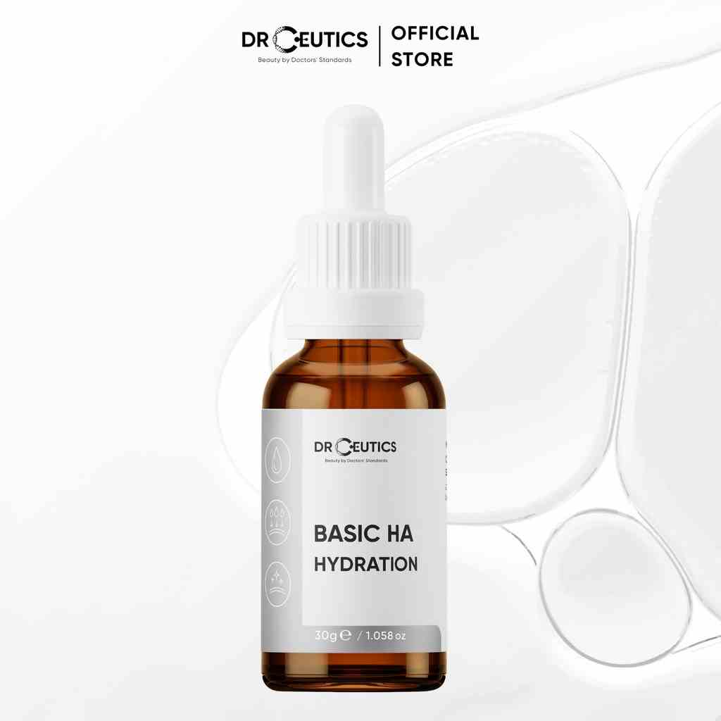 DRCEUTICS Tinh Chất HA Basic Hydration Drceutics Cho Da Dầu Mụn (30ml)