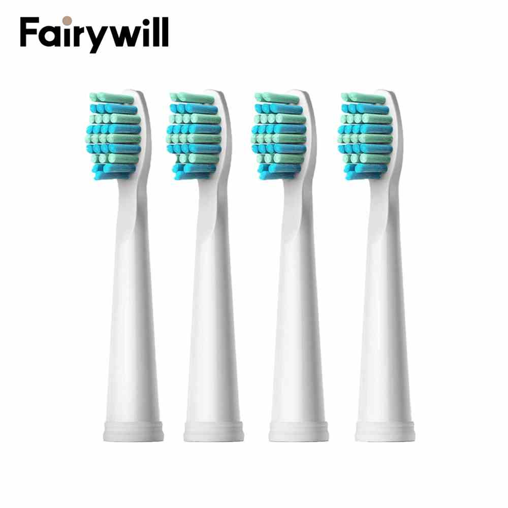 Set 4 đầu bàn chải đánh răng Fairywill thay thế cho bàn chải điện Fairywill 507 2306 2303 551 2011