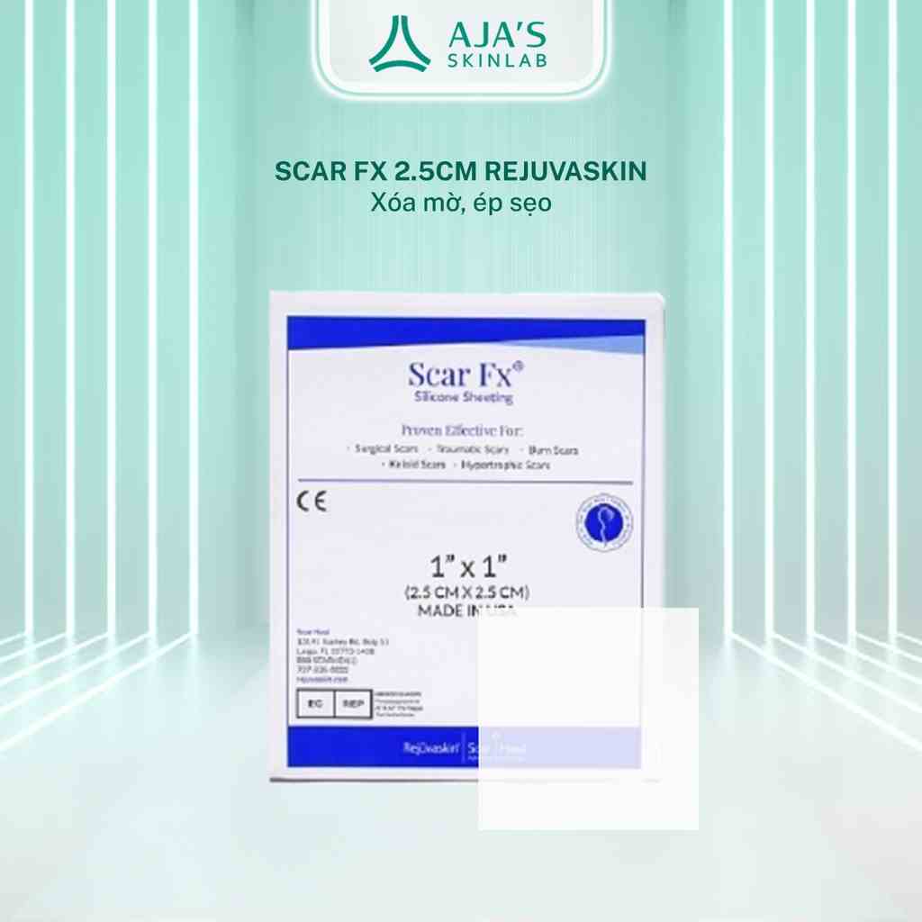 Miếng dán xóa mờ, ép sẹo Scar FX 2.5cm REJUVASKIN - AJAS SKINLAB