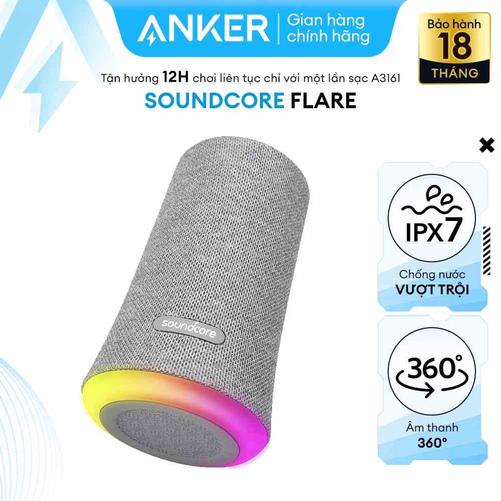 Loa bluetooth SoundCore Flare 12W (by ANKER) - A3161