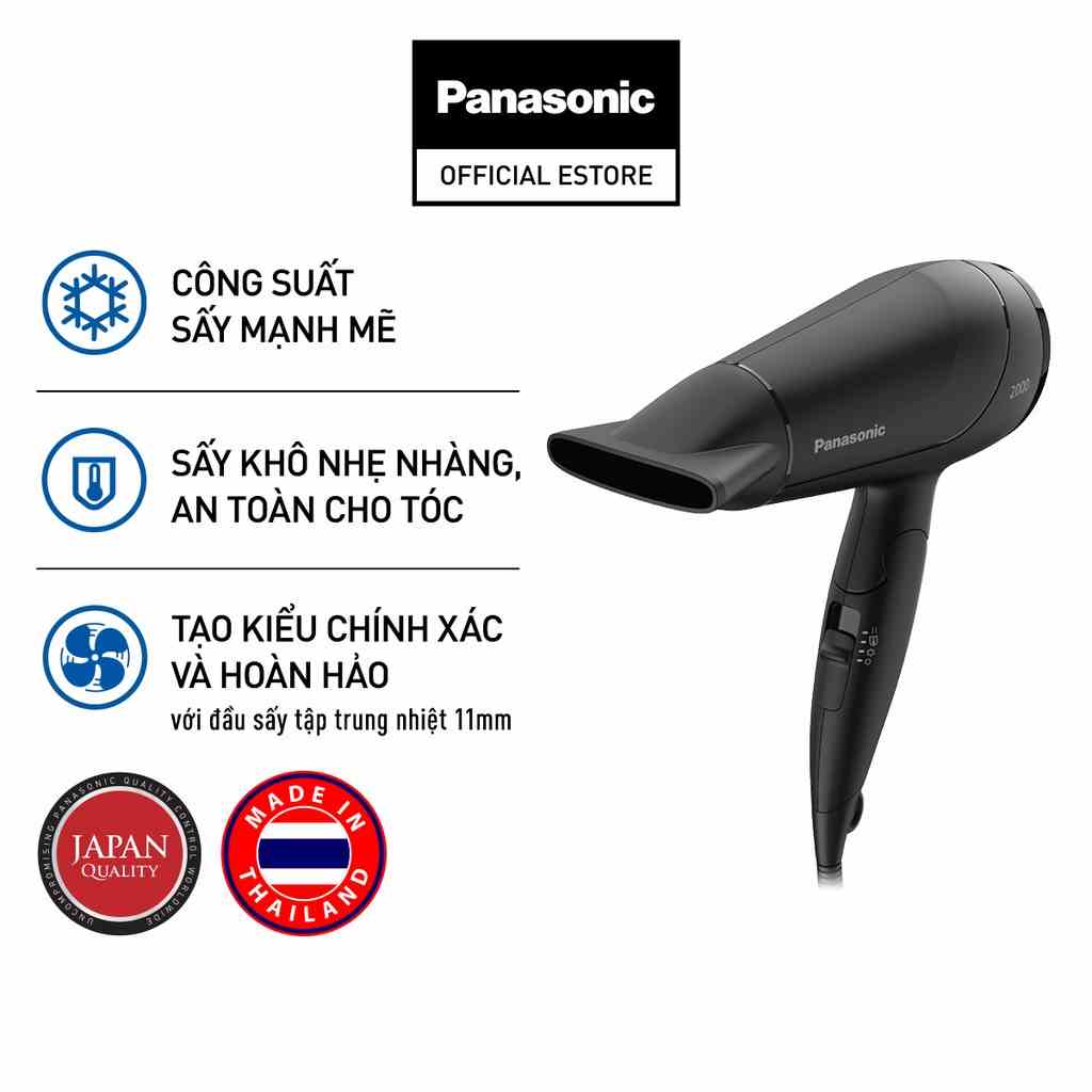 Máy sấy tóc Panasonic EH-ND65-K645 – Công suất 2300W – Sấy nóng lạnh – Đầu sấy 11mm