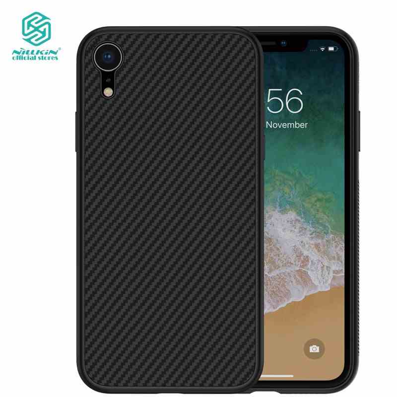 Ốp điện thoại NILLKIN bằng carbon tổng hợp + nhựa pp cho Iphone XR