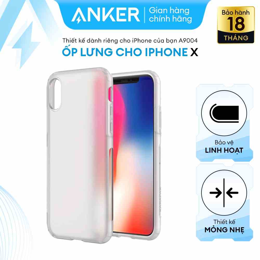 Ốp Lưng ANKER Karapax Touch iPhone X - A9004