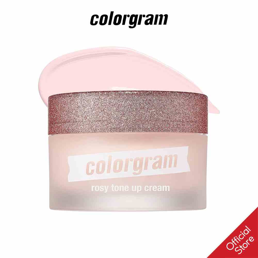 [Mã BMLTA35 giảm đến 35K đơn 99K] Kem Nâng Tone, Trắng Sáng, Căng Bóng Da COLORGRAM Rosy Tone Up Cream 50ml