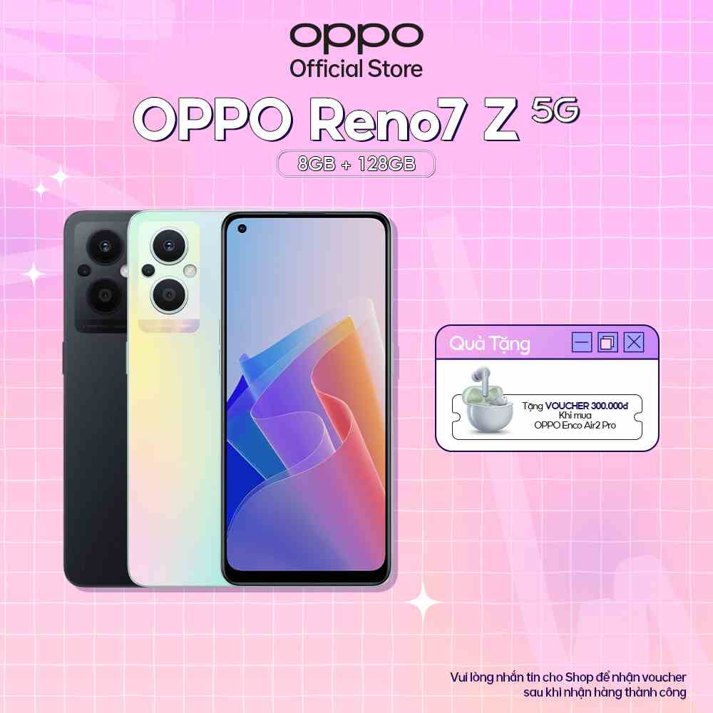 Điện Thoại OPPO RENO7 Z 5G (8GB/128GB) - Hàng Chính Hãng