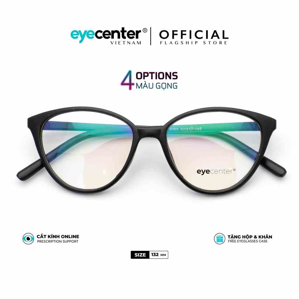 Gọng kính nữ mắt mèo chính hãng EYECENTER K22-S nhựa dẻo siêu nhẹ nhập khẩu by Eye Center Vietnam