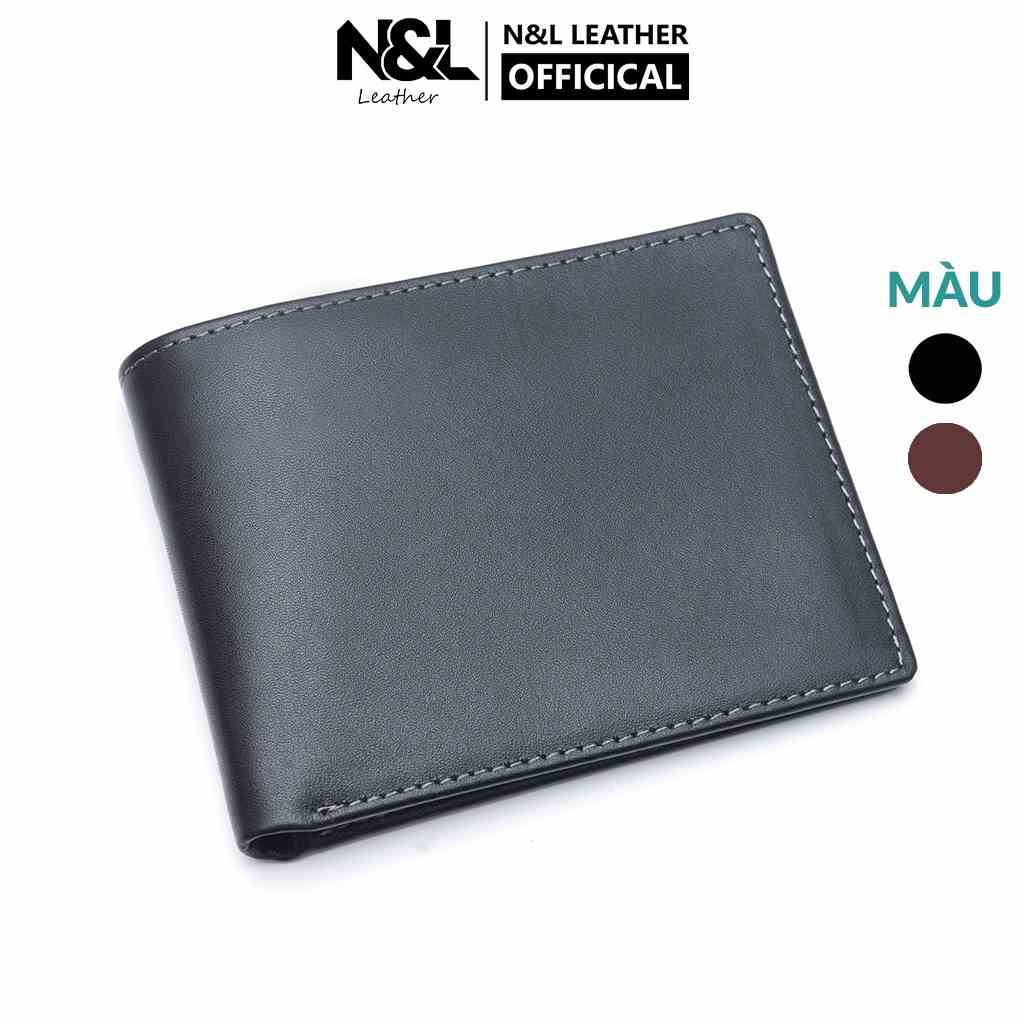 Ví Nam Da Bò Thật Nappa Cao Cấp Thương Hiệu N&L leather