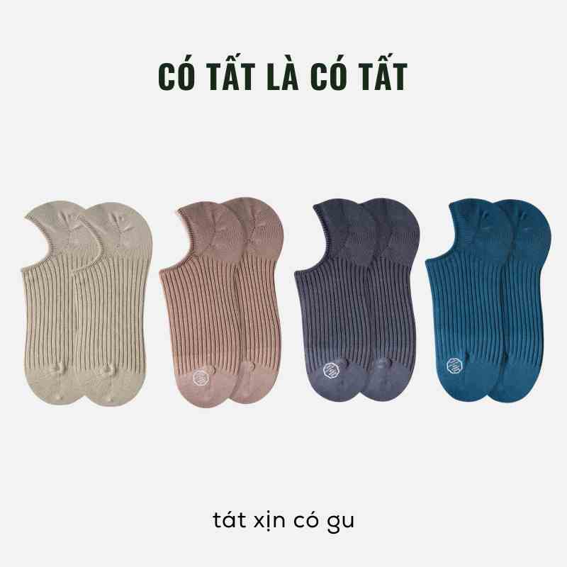 Vớ lười nam mùa hè Có Tất chất liệu cotton thoáng mát, cổ tất ôm chân chống tụt _MRWALK