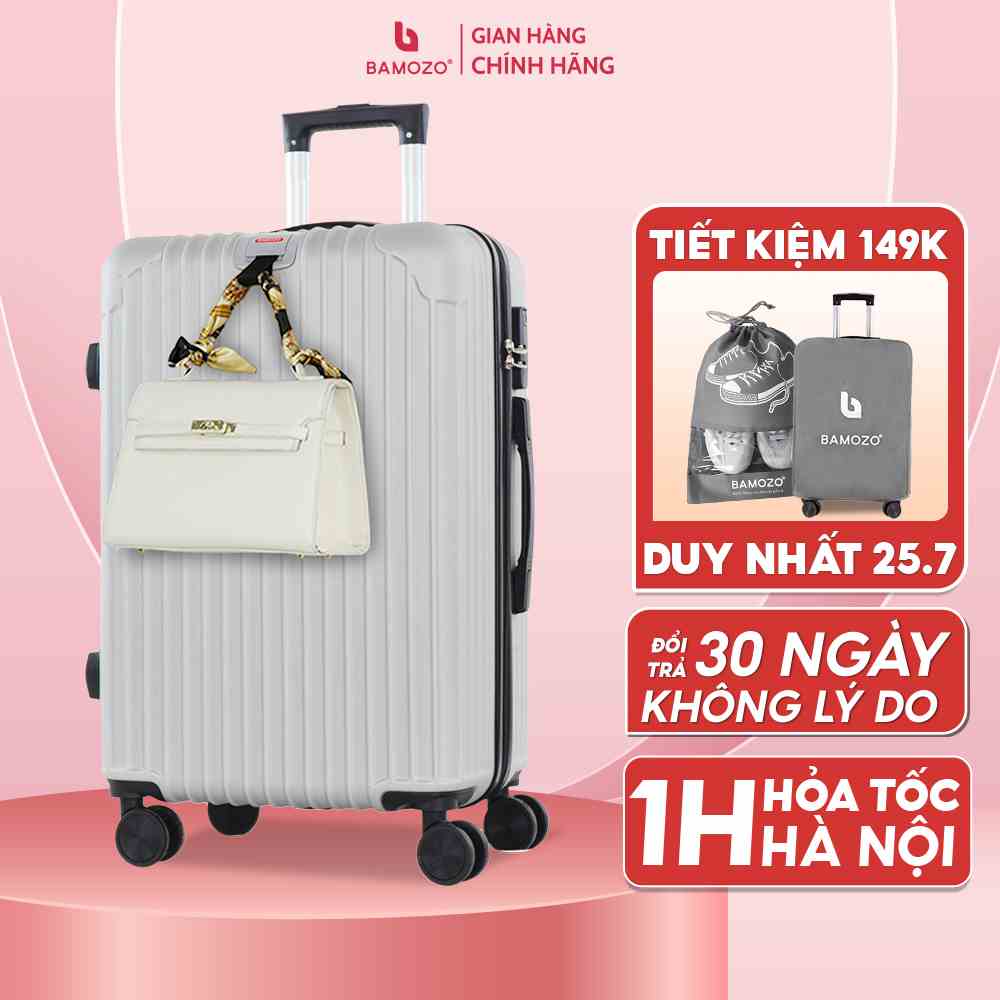 Combo Vali Bamozo 8801 Thường Size 20 Và Size 24 Bảo Hành 5 Năm