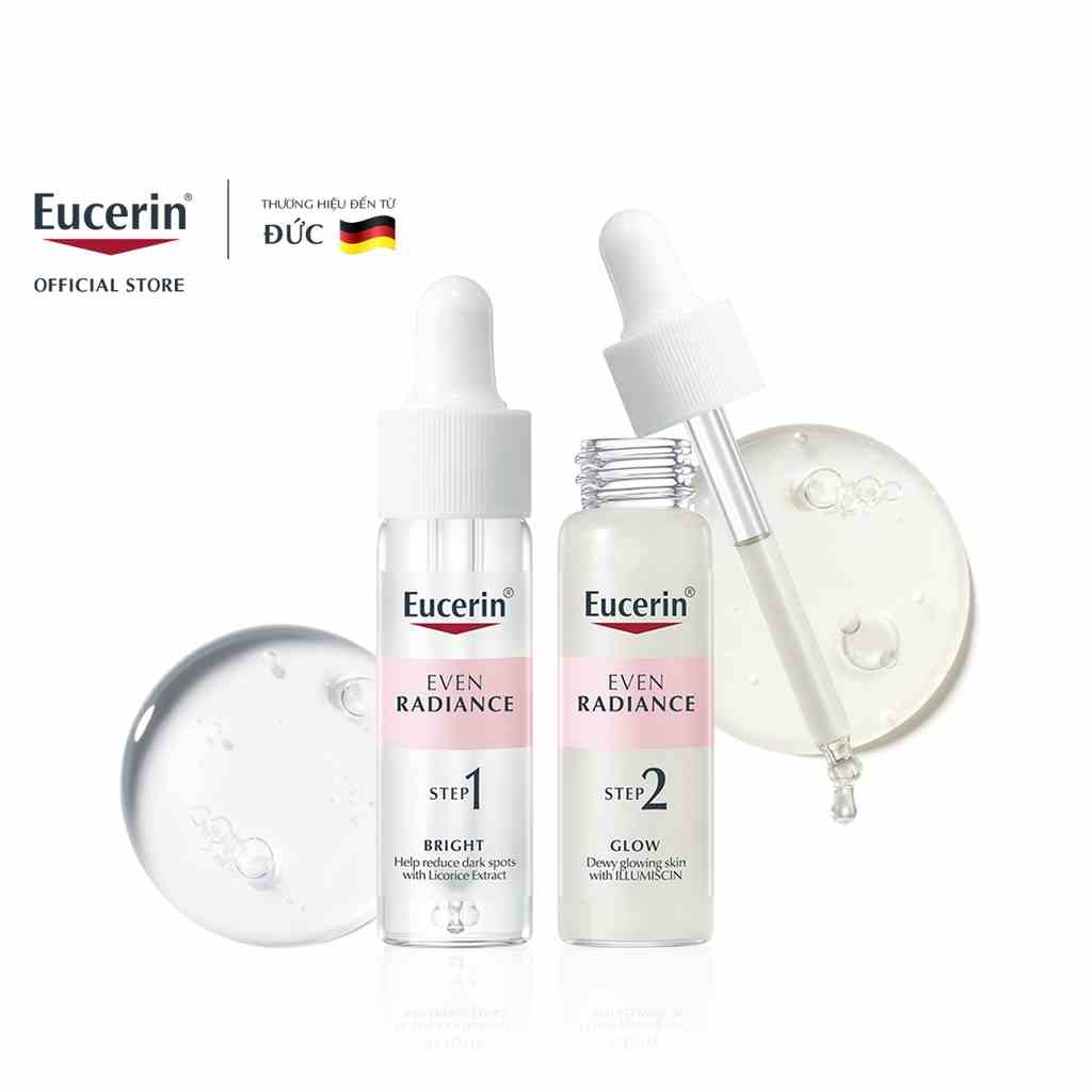 Tinh chất dưỡng sáng, căng mướt sau 1 đêm Eucerin Even Radiance Duo Ampoules (2x15ml)