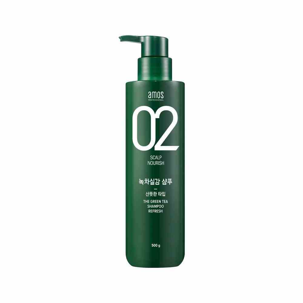 Dầu gội AMOS PROFESSIONAL The Greentea Shampoo Fresh cho da dầu 80ml Daily Beauty Official