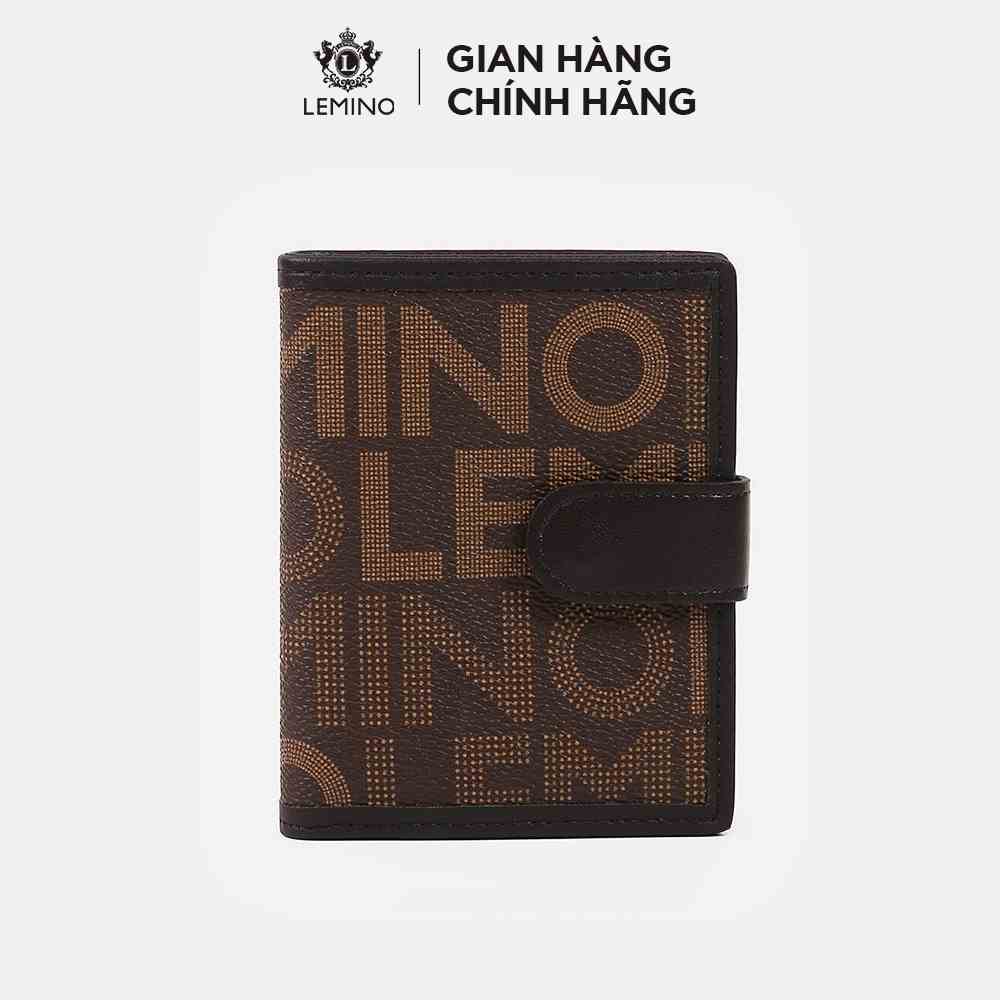 [Mã BMLTB200 giảm đến 100K đơn 499K] Ví Nam Gập Dáng Ngang Và Dọc Lemino Monogram Canvas LE342AB02