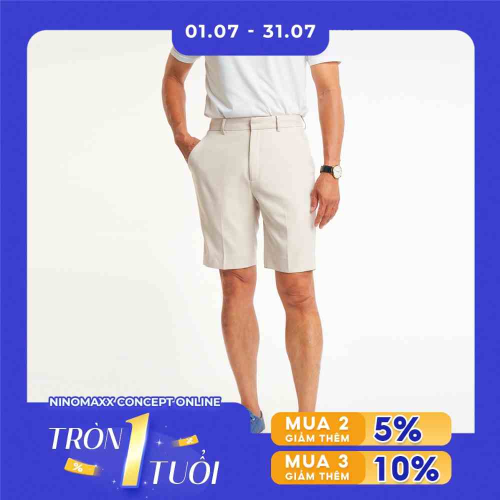 N&M CLUB Quần short Fashion Nam dáng thanh lịch chất Poly chống tia UV không nhăn 2104114