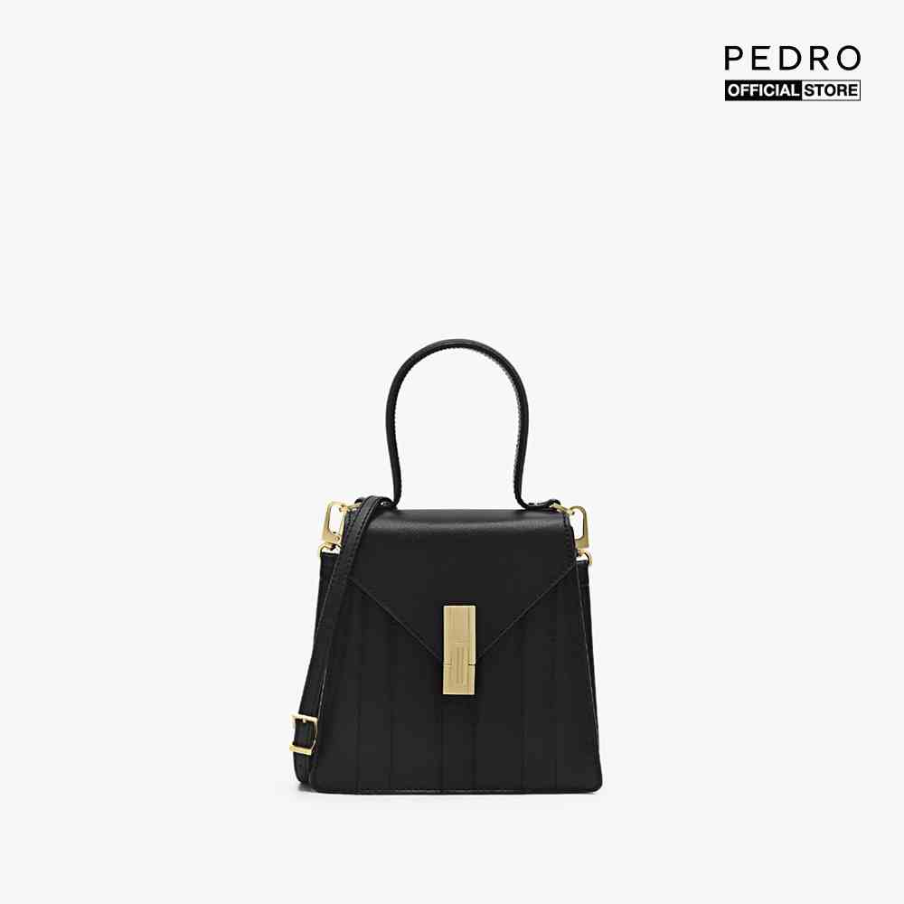 PEDRO - Túi xách nữ phom hình thang Margot Leather Panelled PW2-56610026-01