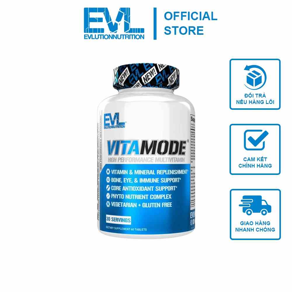 Viên Uống EVL VITAMODE 120 VIÊN Bổ Sung Vitamin Tổng Hợp Giúp Tăng Sức Đề Kháng Và Hệ Miễn Dịch Cao Cấp Từ USA