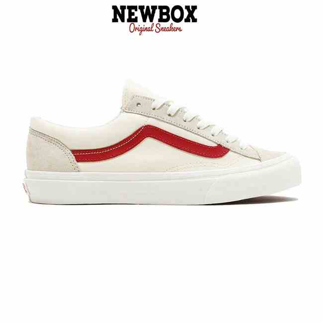 Giày Vans Old Skool Style 36 Marshmallow Racing Red - VN0A3DZ3OXS