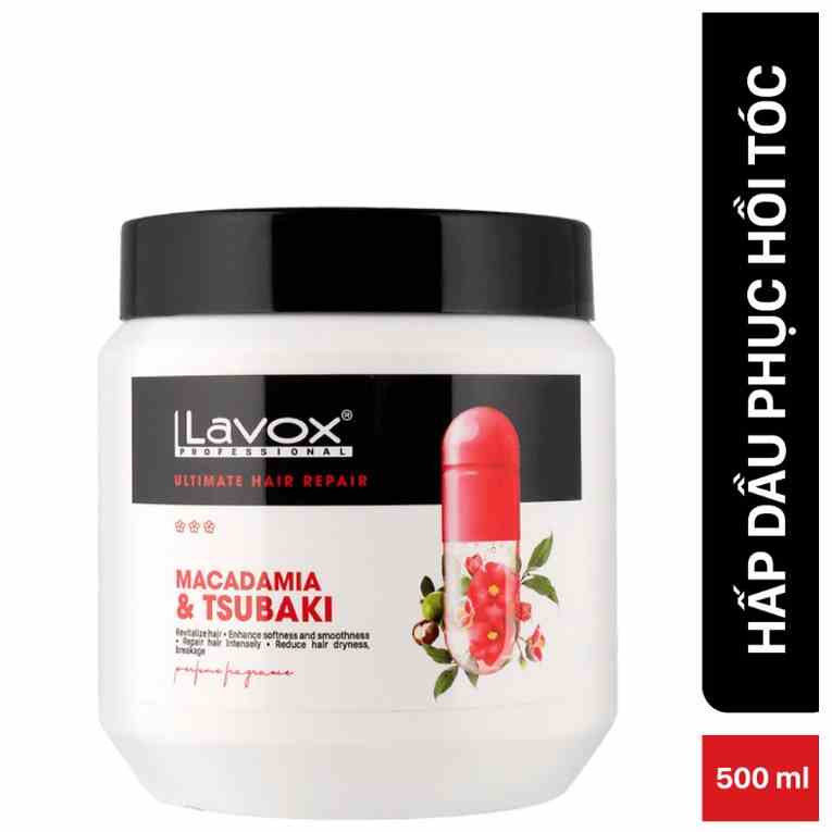 [Mã BMLTB35 giảm đến 35K đơn 99K] Hấp Dầu Phục Hồi Tóc – Macadamia, Tsubaki Lavox