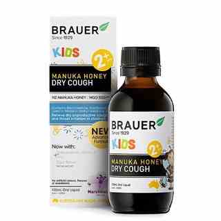 Siro Chesty Cough Brauer giúp giảm ho có đờm dạng lỏng cho bé trên 2 tuổi chai 100ml