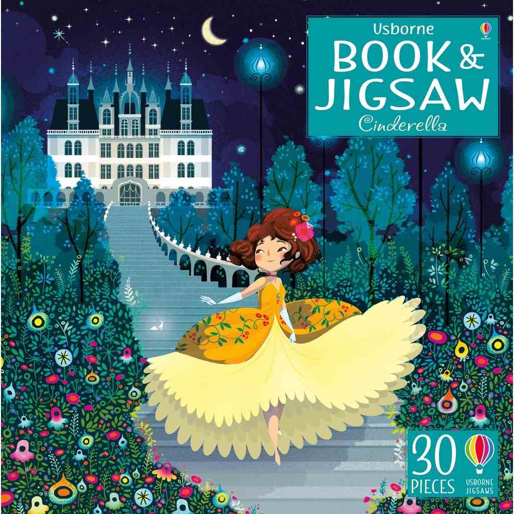 Sách - Bộ xếp hình Usborne Book and Jigsaw Cinderella